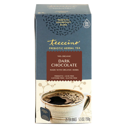 Dark Chocolate Prebiotic SuperBoost Herbal Tea