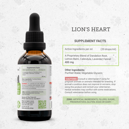 Lion's Heart - Healthy Heart Function Support in Cats