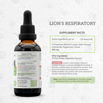 Lion's Respiratory - Healthy Respiratory System Support in Cats