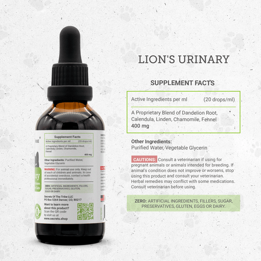 Lion's Urinary - Healthy Urinary System Support in Cats